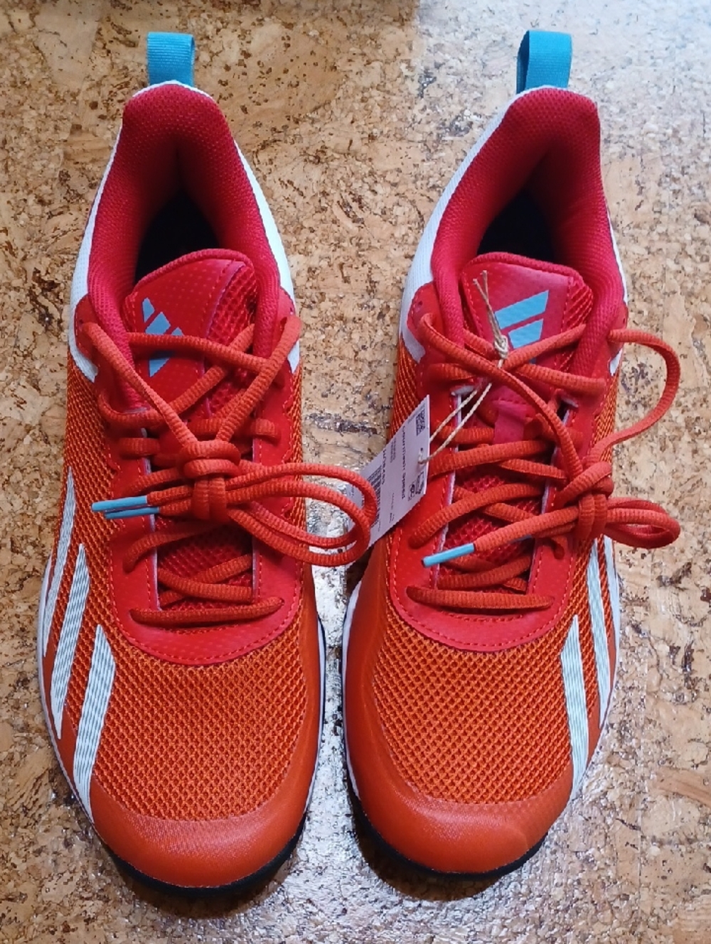 Adidas Men's Red/White Courtflash Speed Tennis Shoes Size 10.5 NIB